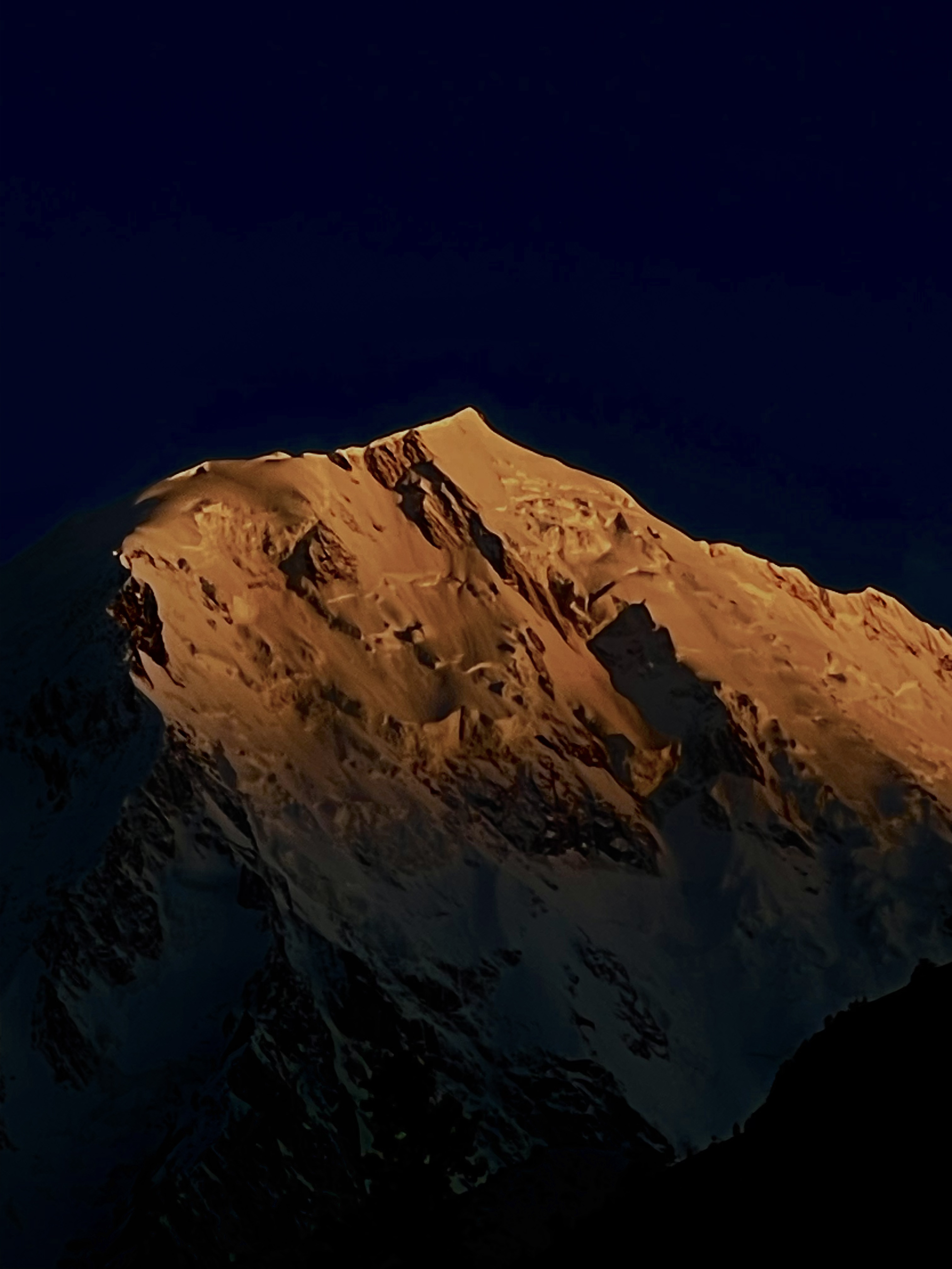 Alpenglow on Nanga Parbat at dusk